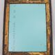 1940s Italian Mirror in Golden Wood Frame