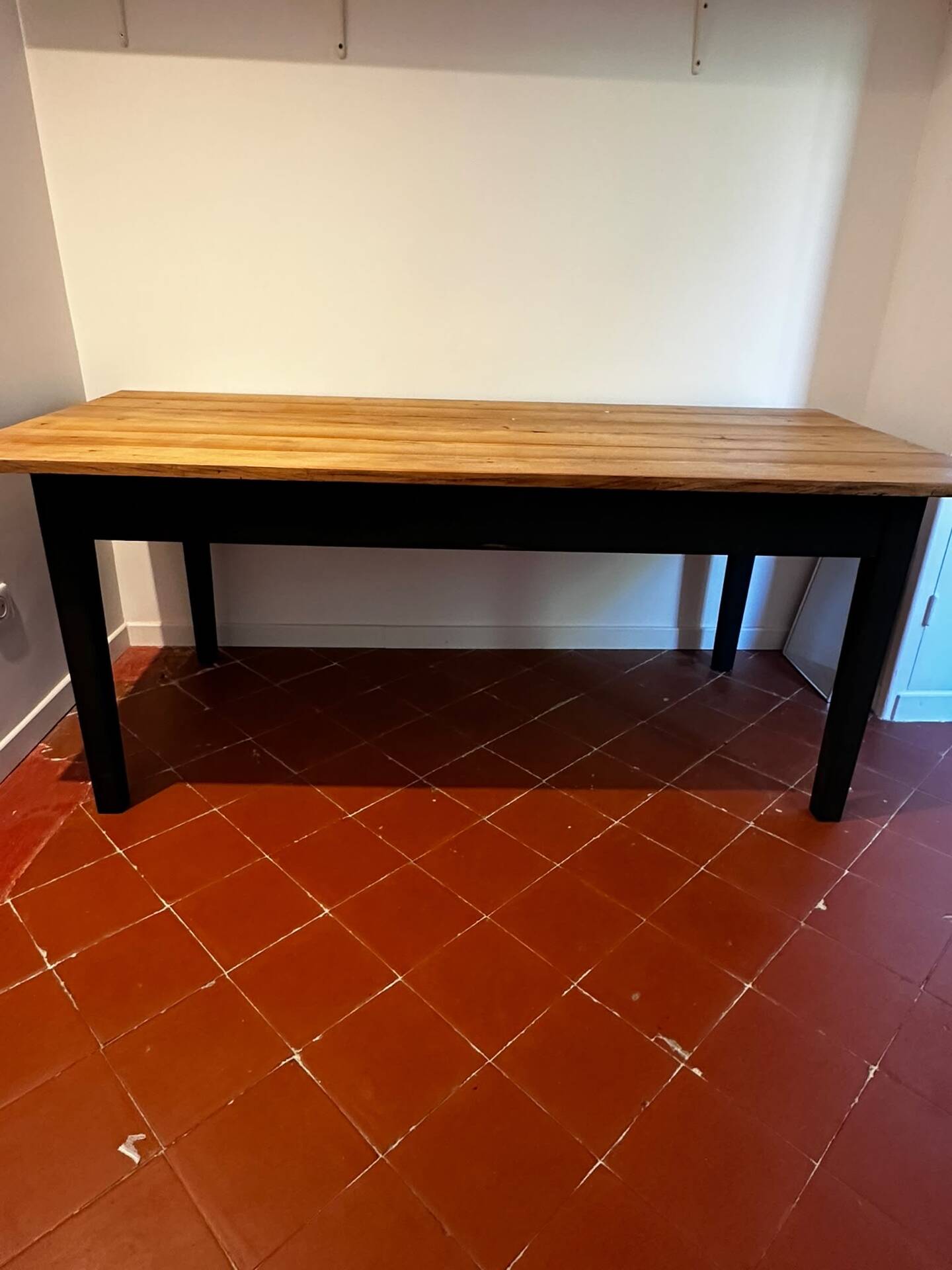 Table de ferme en chêne