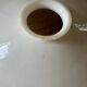 White opaline pendant light