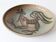 Vallauris AAO: Vintage 50s 60s ceramic terracotta rooster plate