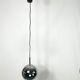 Targetti, set of two chrome sphere pendant lamps from 70s