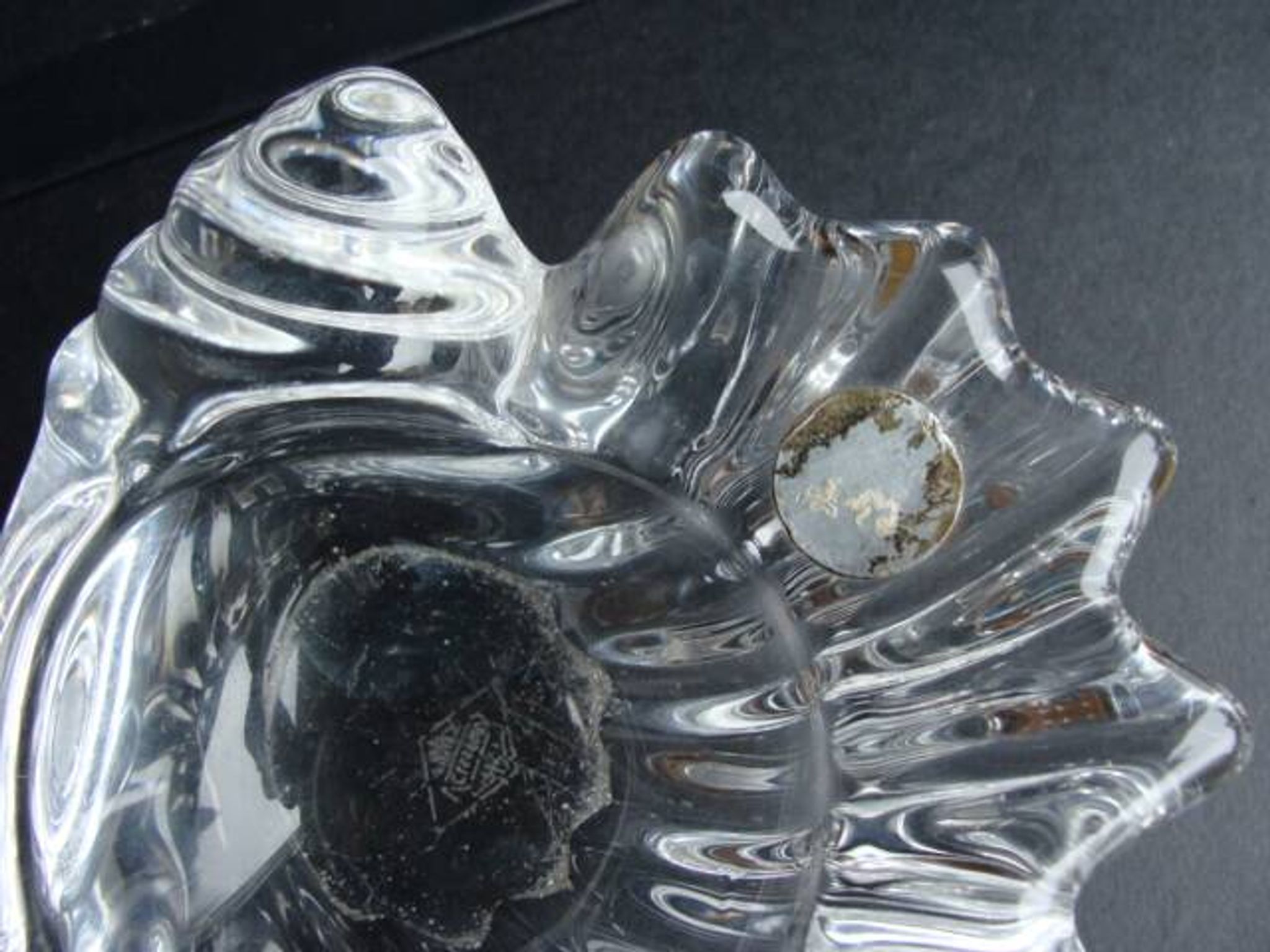 Crystal catchall from Vannes le Châtel