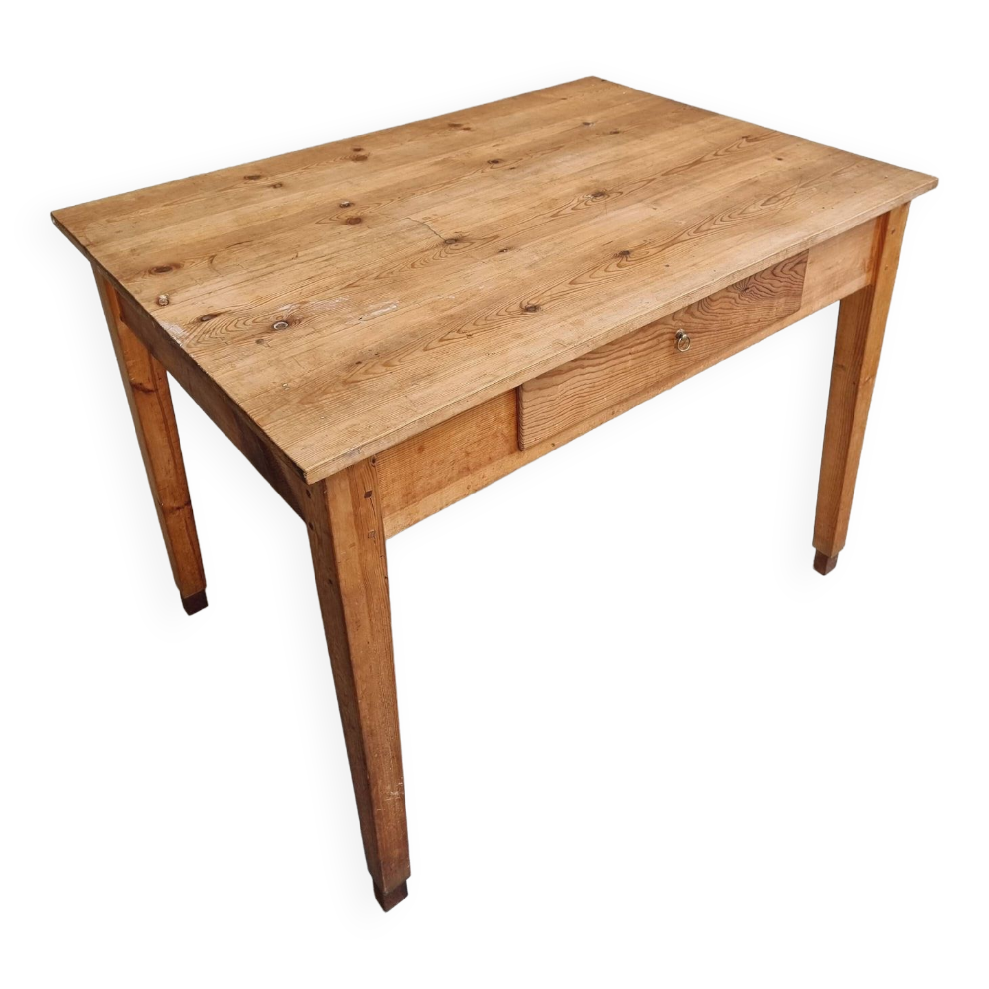 Old table desk kitchen table pine wood