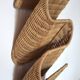 Wall-mounted magazine rack TIBY in rattan wicker by Karl Malmvall for Ikea from the 90s.