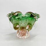 1960's Art Glass Bowl by Josef Hospodka for Chribska Glassworks, Czechoslovakia