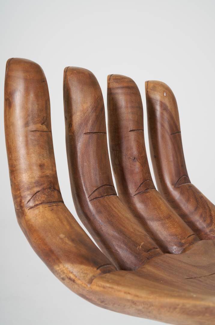 Solid wood hand chair