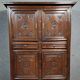 Louis XIII period four-door buffet in solid oak