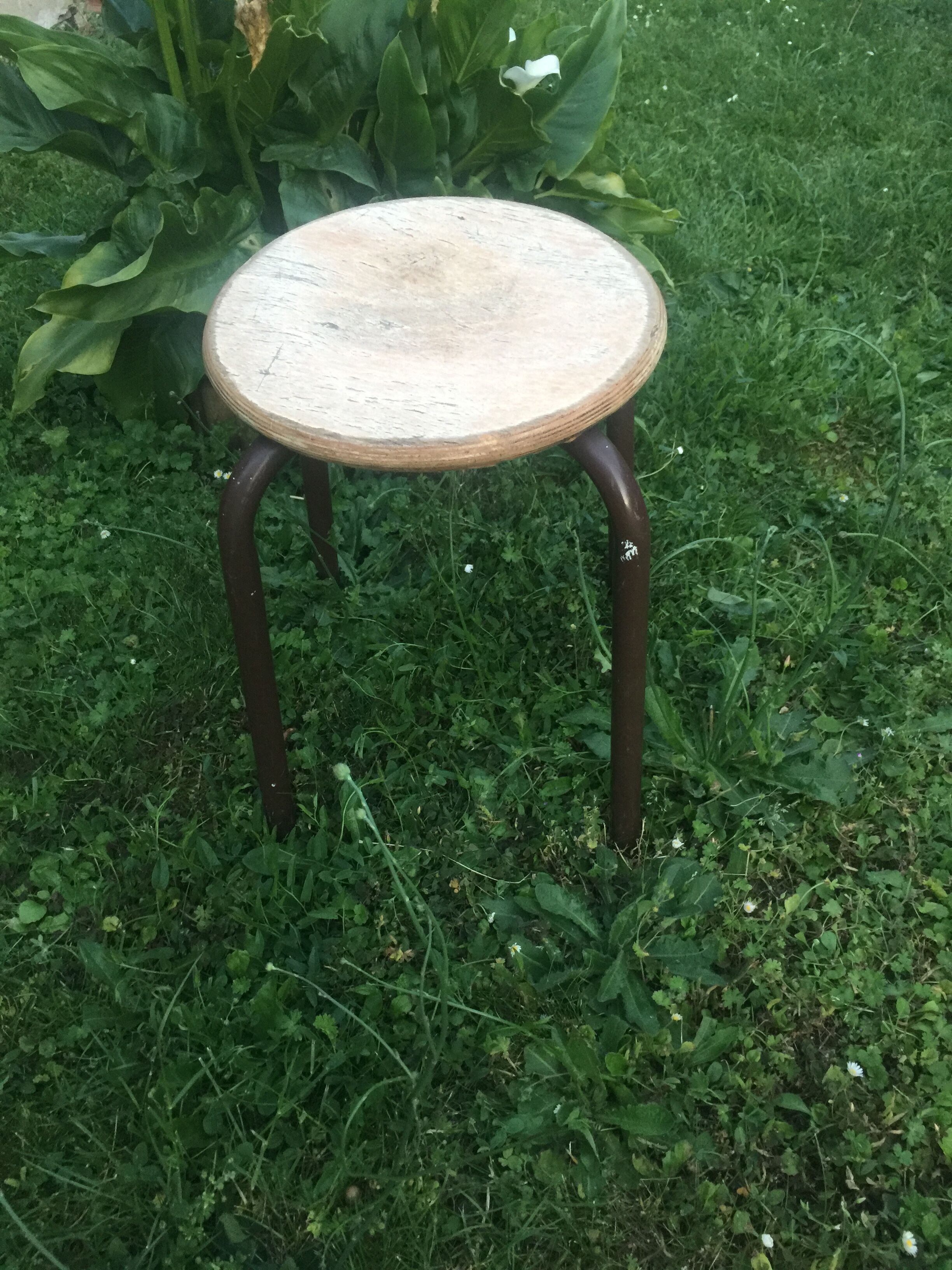 Tabouret vintage d’école