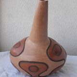 Terracotta pottery vase