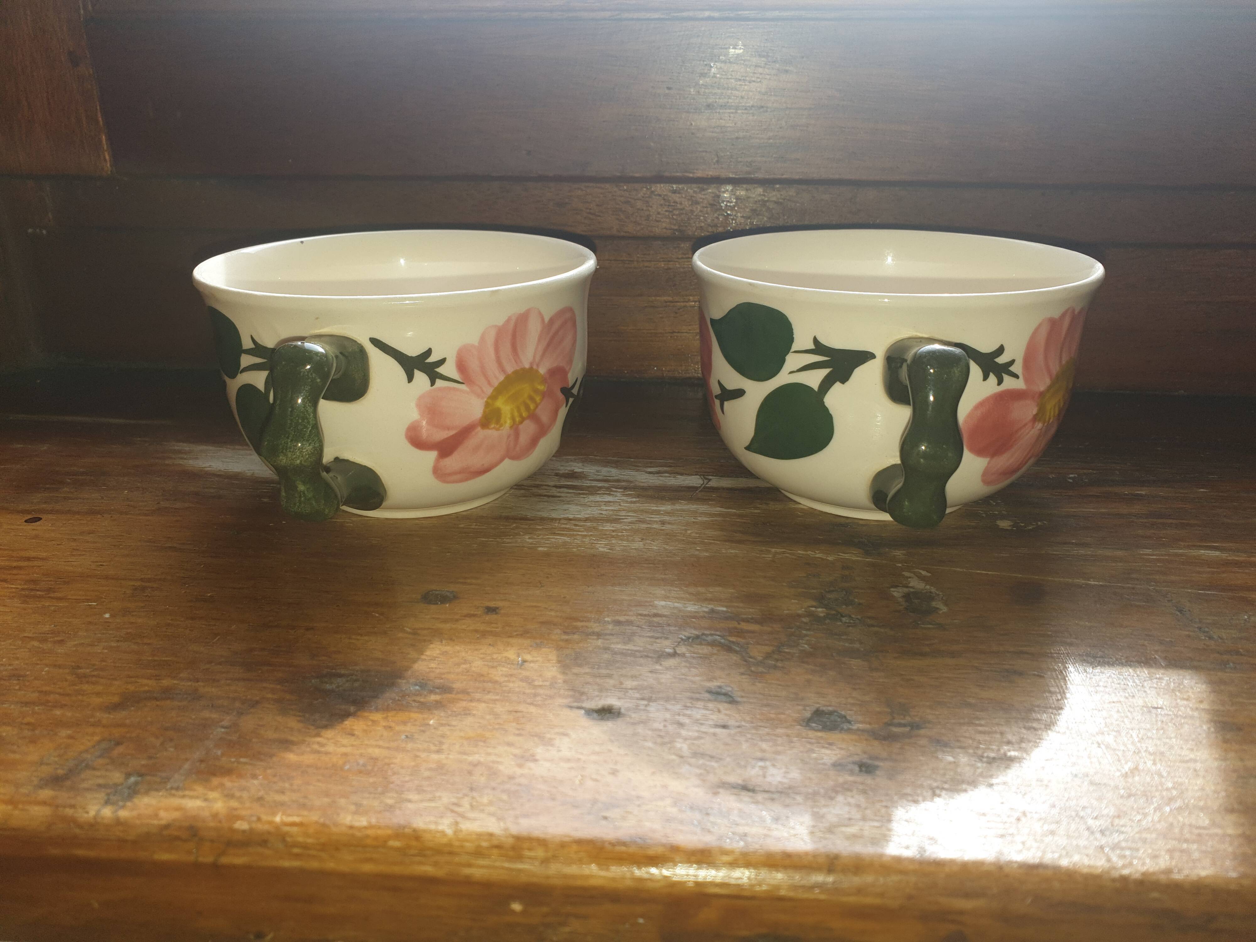 Duo of Villeroy & Boch Cup "Wild rose"