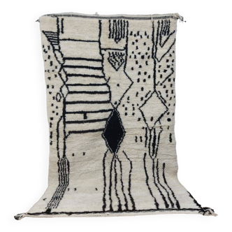 Tapis berbère laine fait main 176x152cm