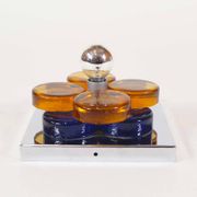 Brutalist glass wall sconce by Albano Poli for Poliarte, Italy 1970's
