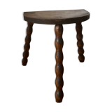 Brutalist cowherd tripod stool