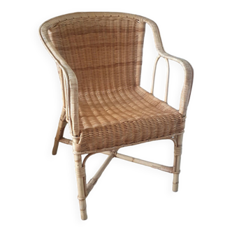 Rattan armchair