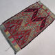 Vintage Turkish mini kilim 45x80 cm wool small kelim runner, shabby chic 2576