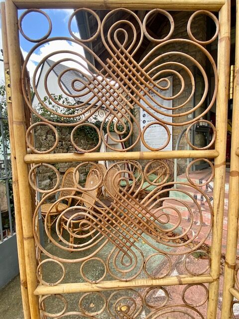 Rattan screen circa 1960