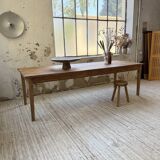 50s pine and oak farmhouse table 2.5m