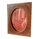 Antique leather with gilding frame measurements 18 cm x 14 cm