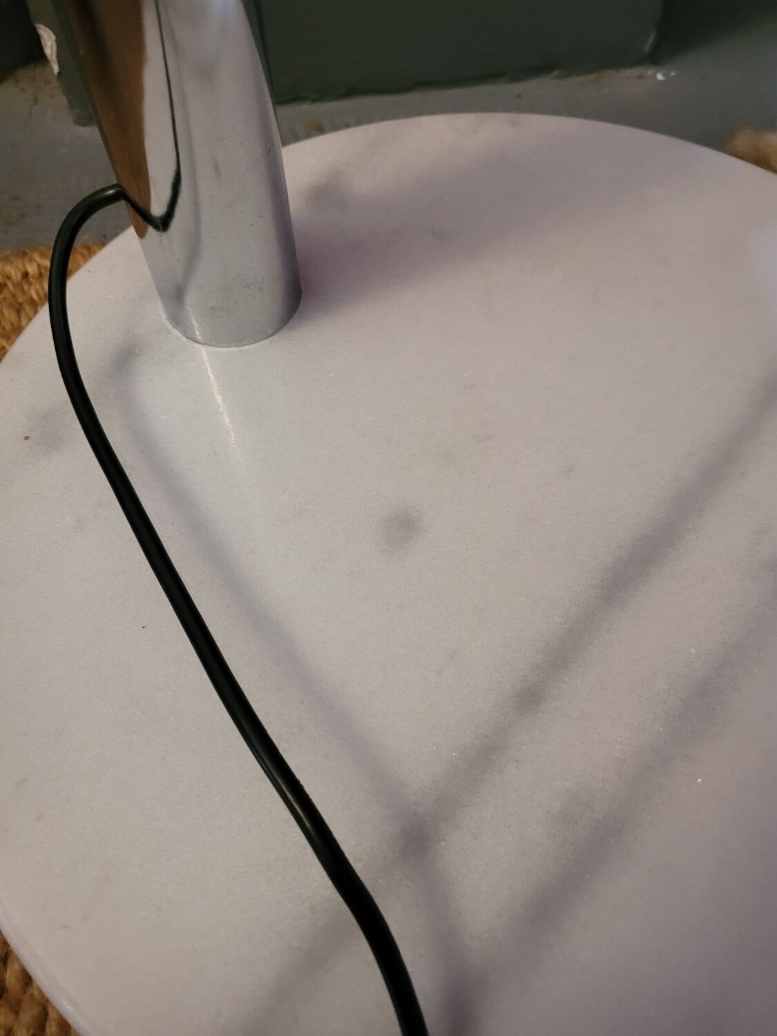 Lily of the valley floor lamp 5 opaline globes