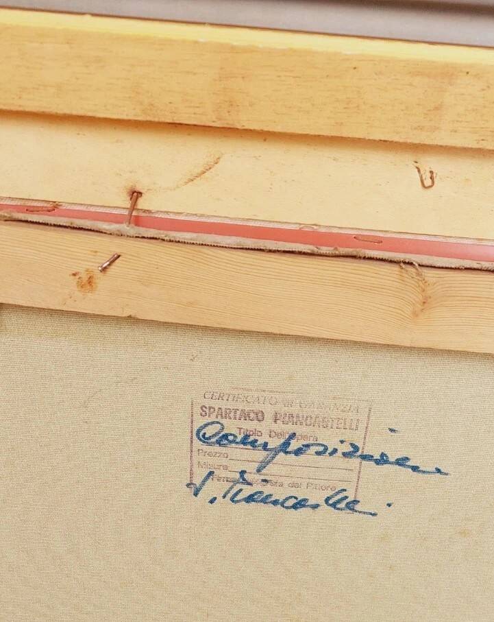 Oil painting on canvas Still life Spartaco Piancastelli 50x70 year