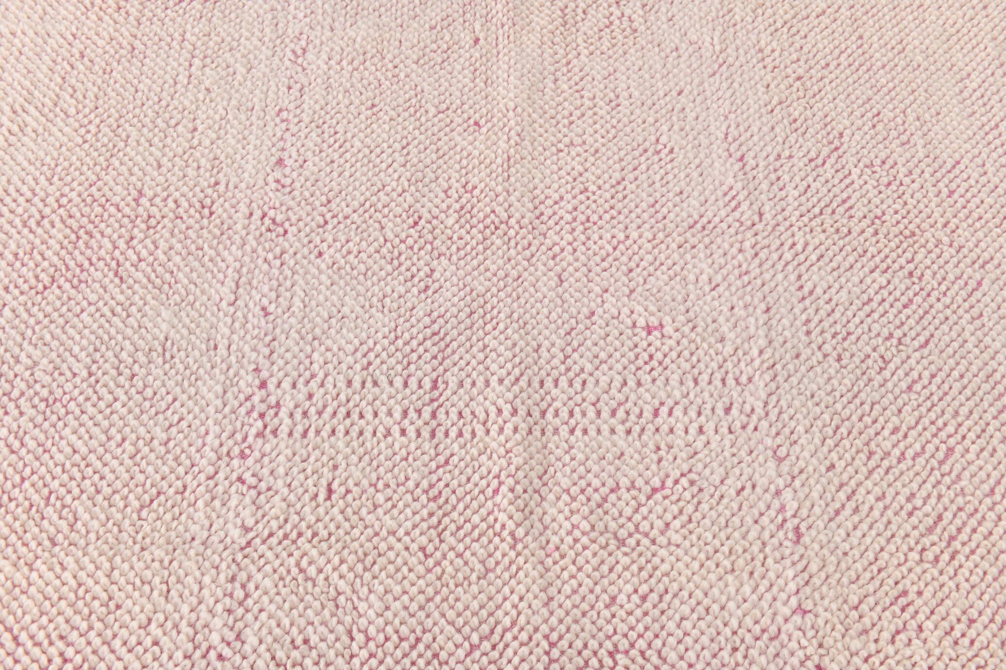 6x10 Soft Pastel Pink Handmade Vintage Rug, 193x300Cm SK 34942