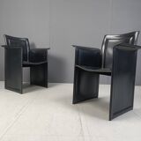 Vintage dining chairs by made in italy, 1970s - set of 8