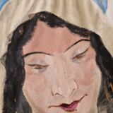 Paul Louis Beaumont (1863-1936) - Gouache sur papier - "Portrait de femme à Touggourt, Algérie"