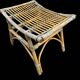Rattan stool from the 70s France