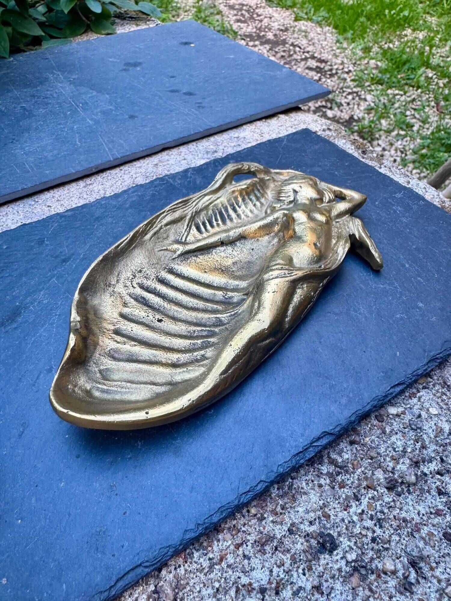 Vide poche en bronze Art Nouveau