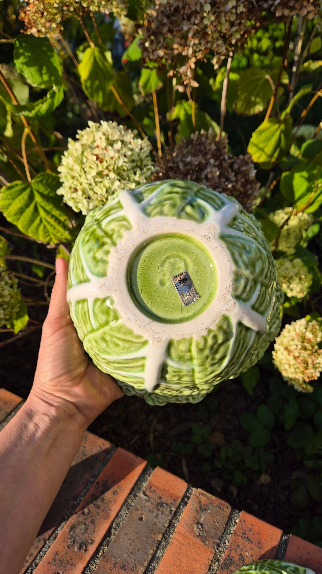 soupière chou vert avec louche
