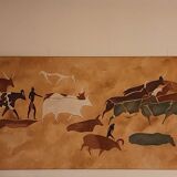 Painting on frame bovids
