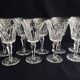 Set of 9 glasses of white wine in crystal of Saint Louis camargue model
