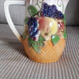 Vintage ceramic slip with fruit decoration