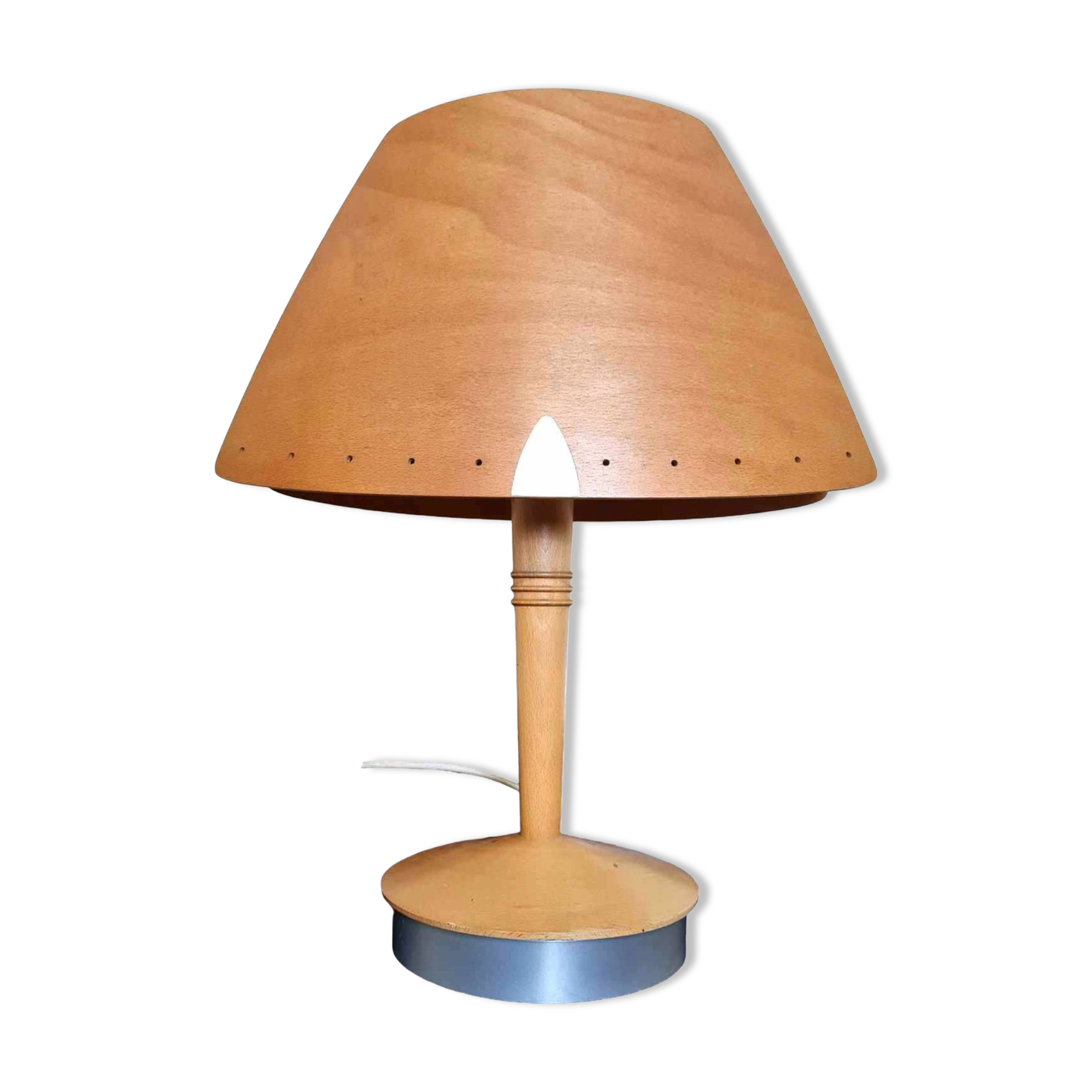 Scandinavian style table lamp designed and manufactured by Lucid France for Hilton Hotel
