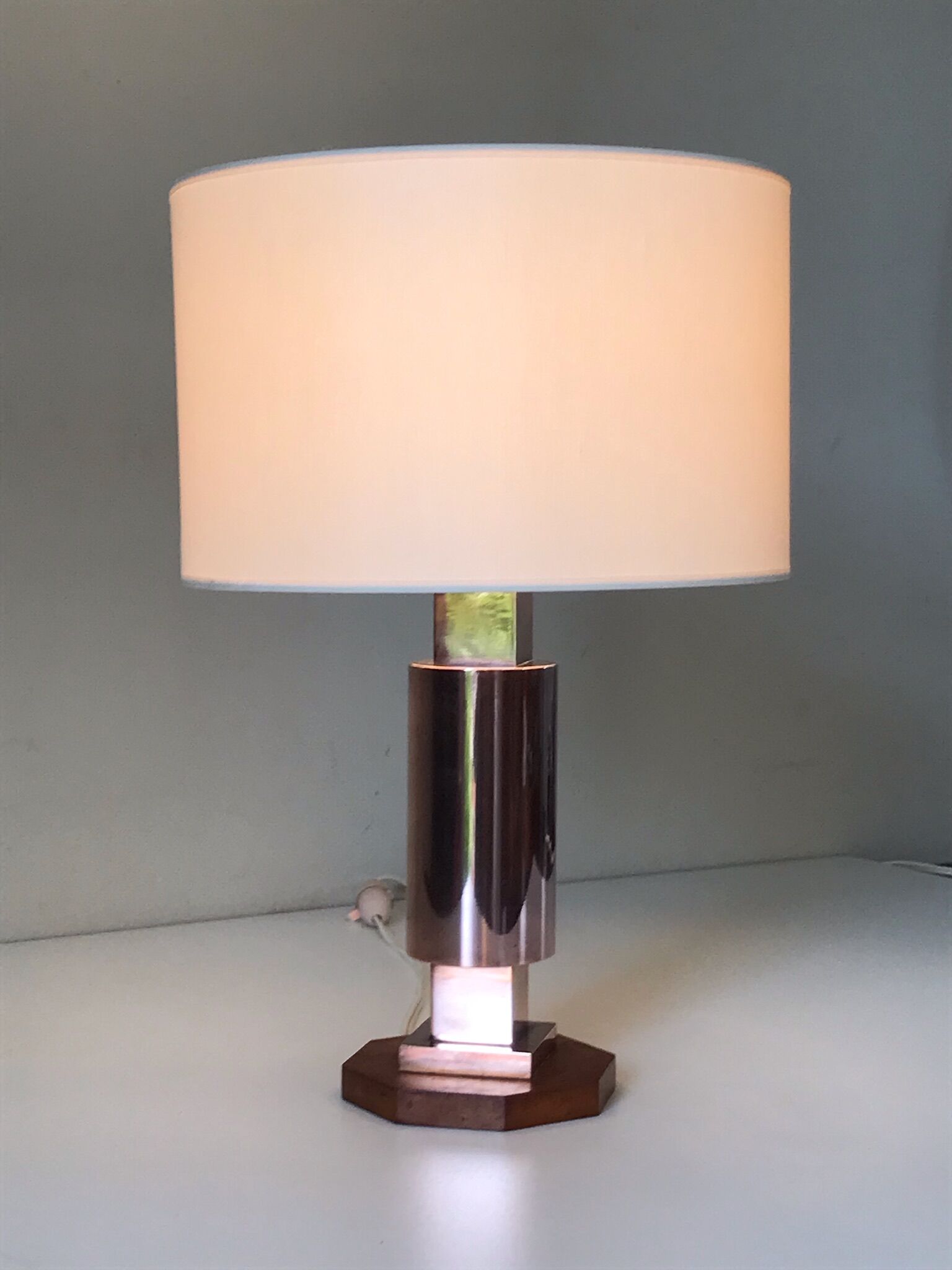 Copper lamp bauhaus design 1940