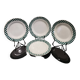 4 assiettes à desserts Sarreguemines et Digoin Ecossais
