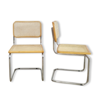 Set of 2 Cesca B32 chairs