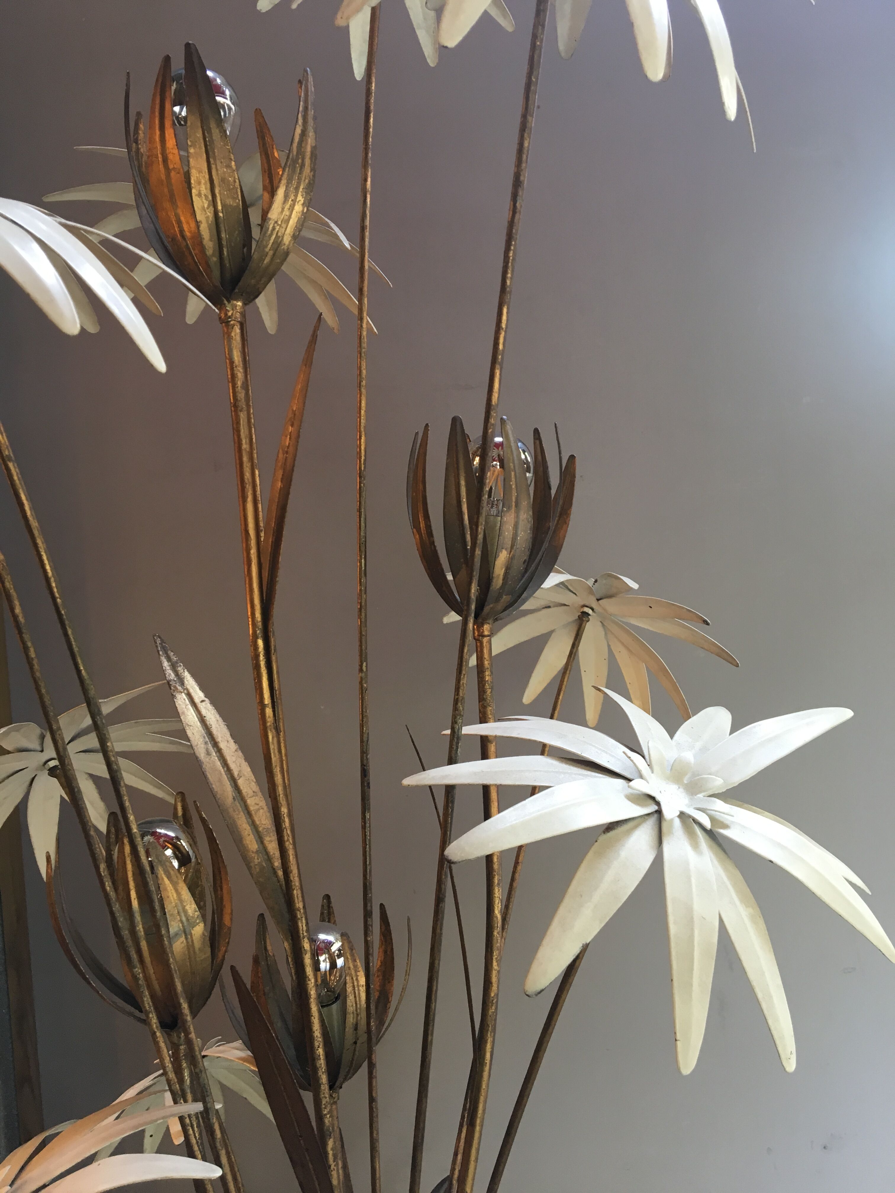 Lampadaire floral Hans Kögl, 1970
