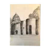 African Cases Drawing