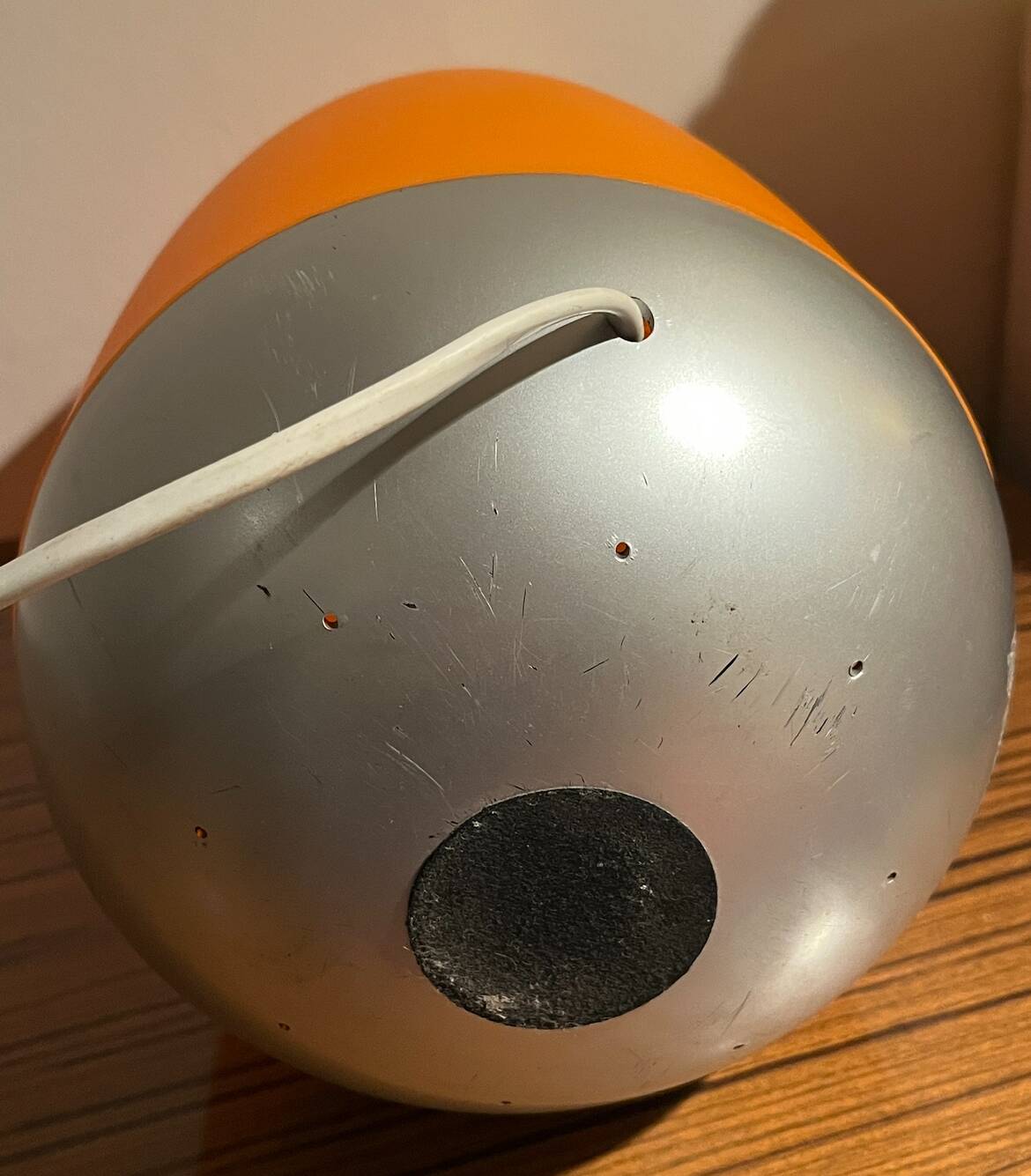 Vintage 70s space age design egg lamp