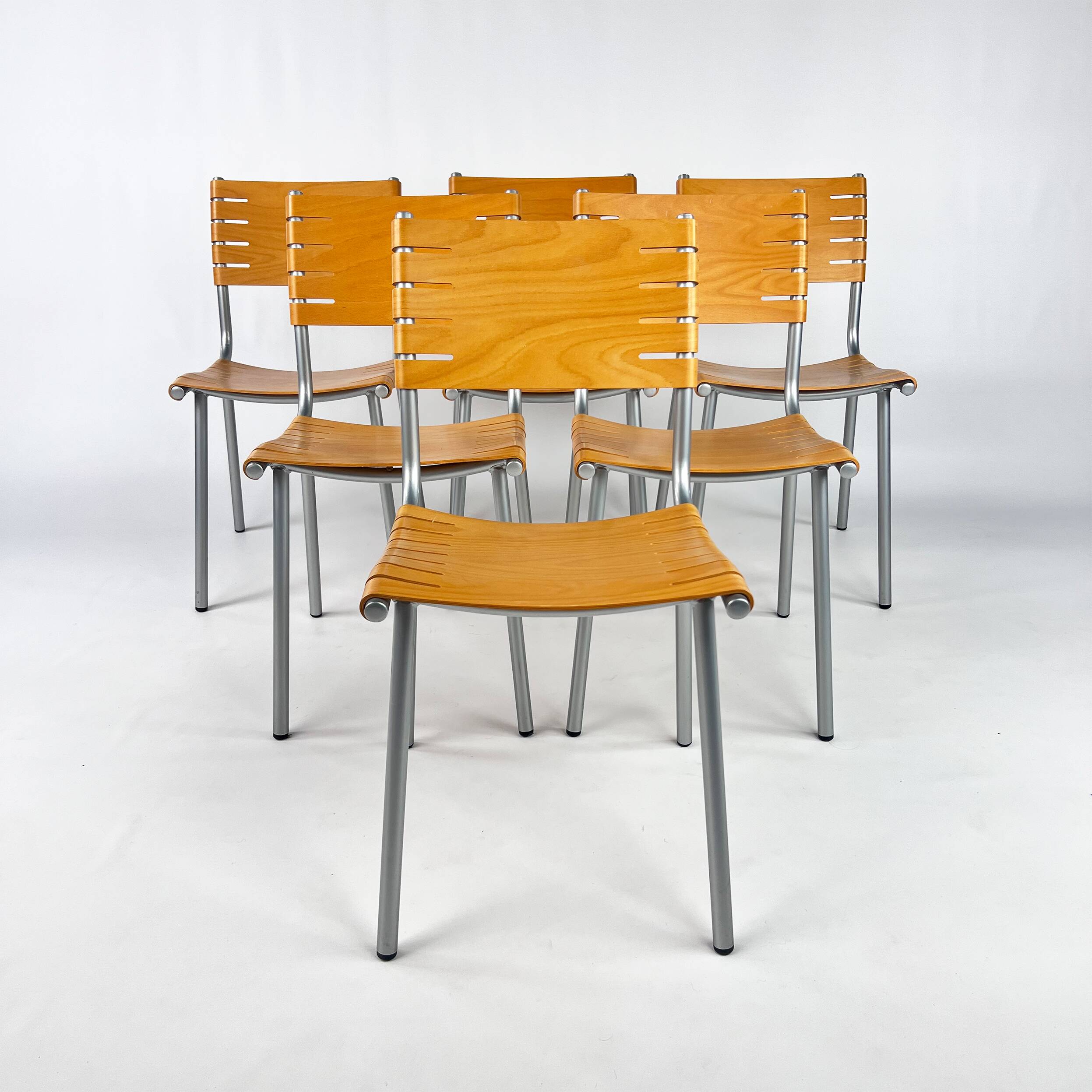 Set de 6 chaises de salle à manger par Ruud Jan Kokke pour Harvink, 1990s