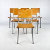 Set of 6 Dining Chairs by Ruud Jan Kokke for Harvink, 1990s