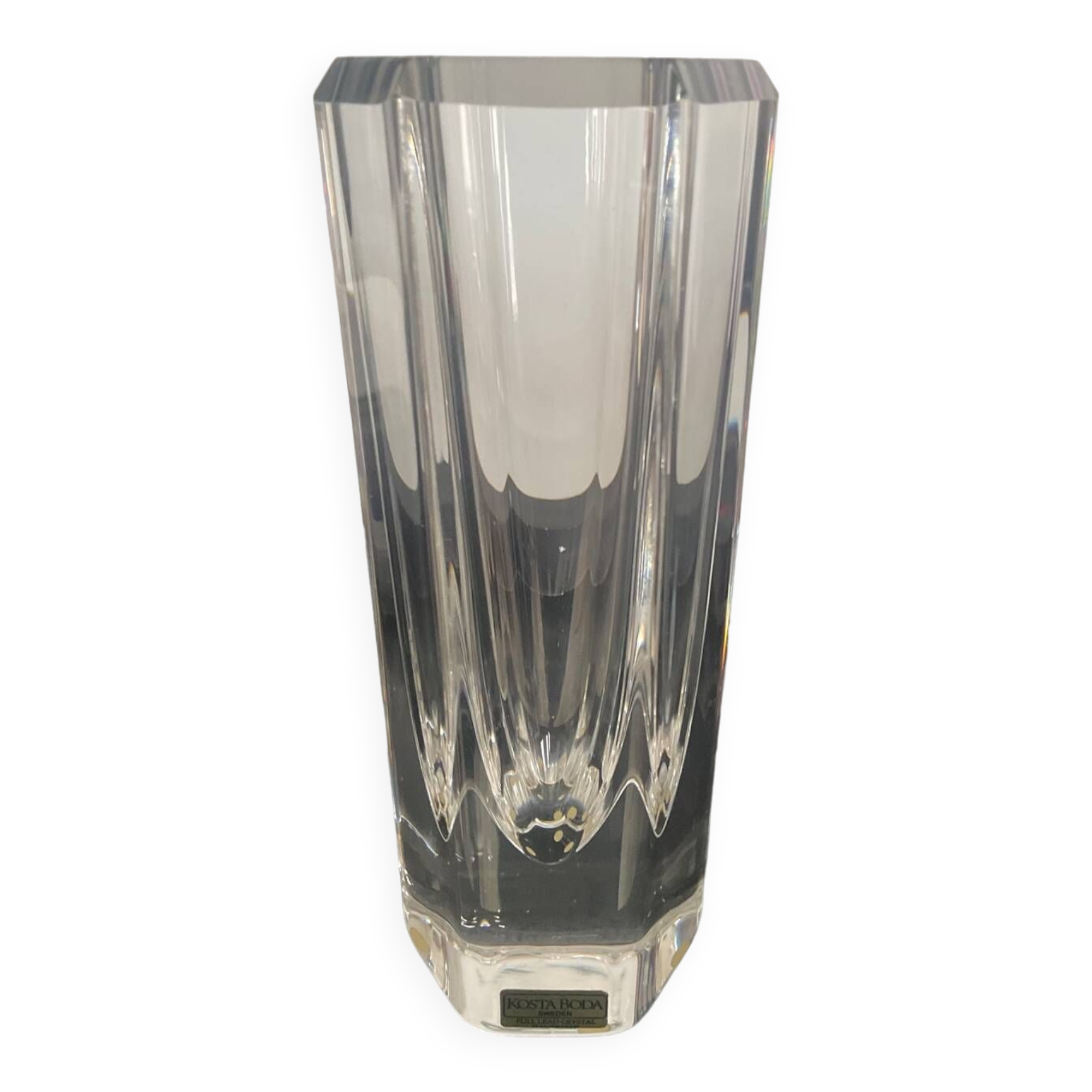 Kosta Boda crystal vase from the 70s