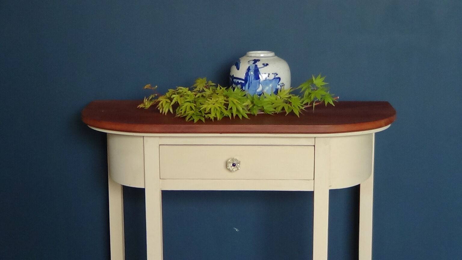 Arts and crafts console table.