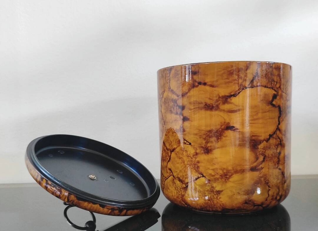 Vintage ice bucket - Turtle shell design