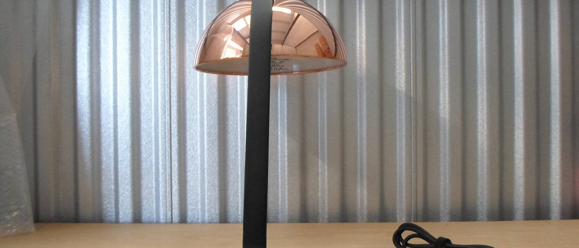 Table lamp Hay model Bell copper by Lars Beller Fjetland Denmark