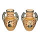 Pair of vases signed Henriot Quimper