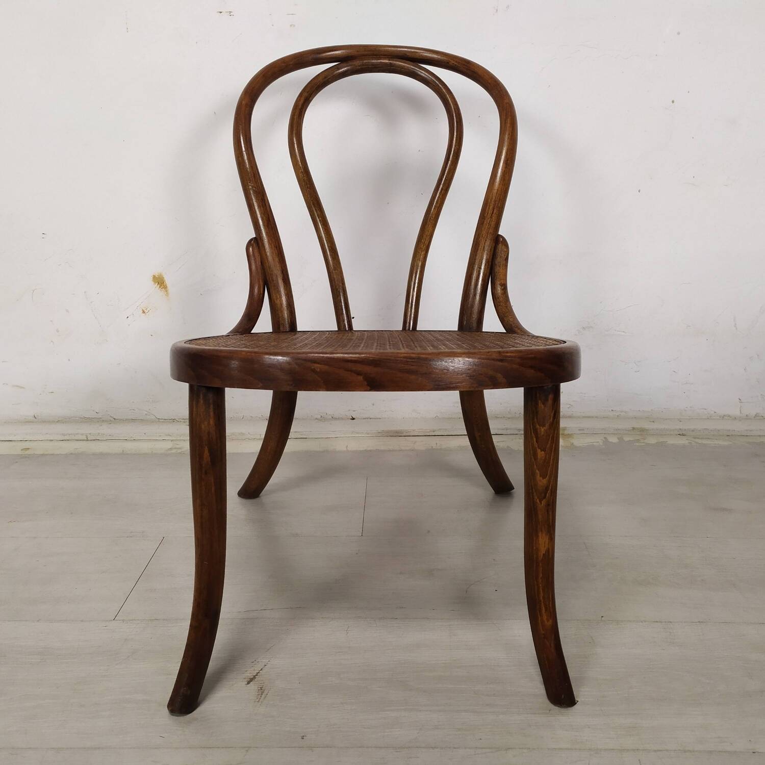 Fishel cane armchair