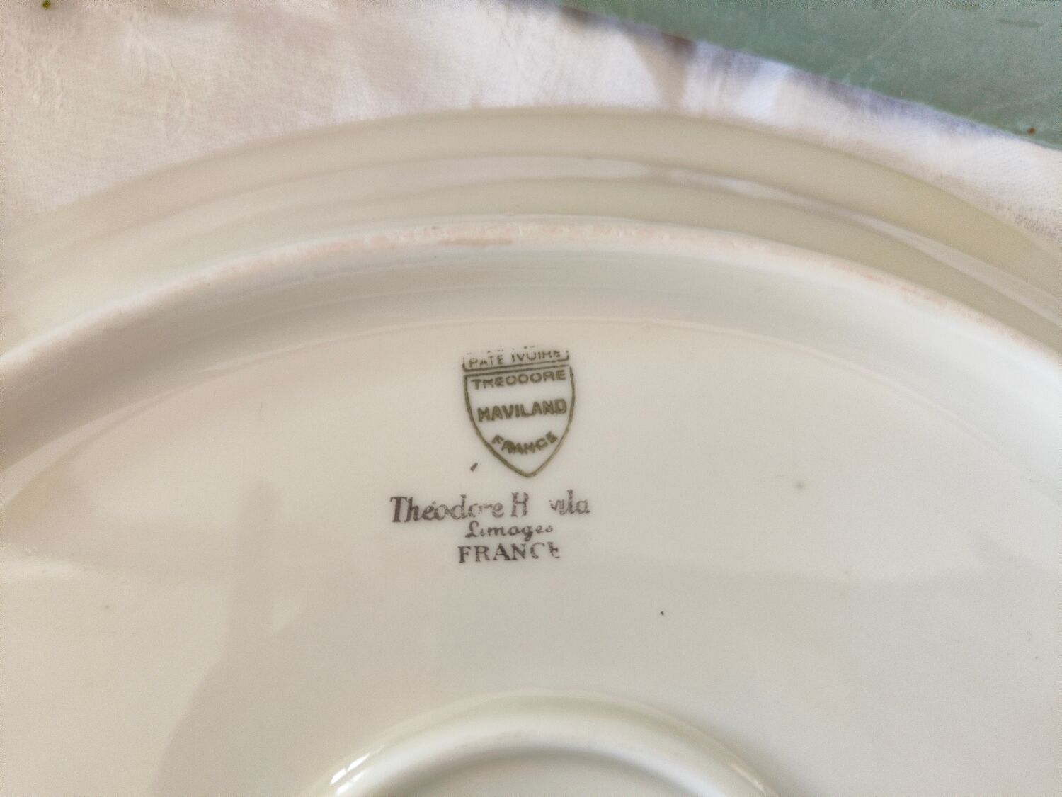 Theodore Haviland porcelain pastry set
