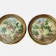 Paire de tableaux, natures mortes fruits et fleurs